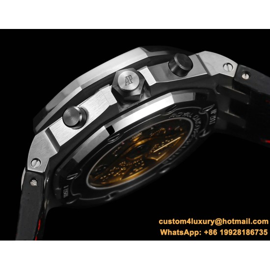 Royal Oak Offshore 26470ST 42mm SS/LE Black/Blk TKF A7750