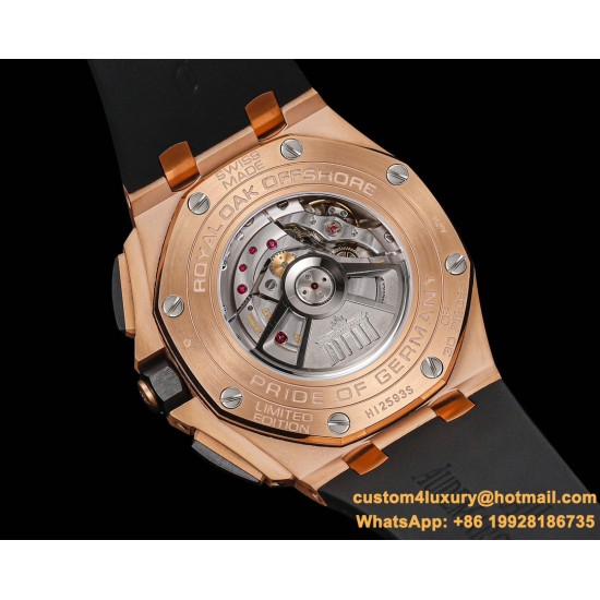 Royal Oak Offshore 26401RO 44mm RG/RU Black/Grey Dial TKF A7750