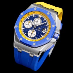 Royal Oak Offshore 44mm SS/RU Blue/Yellow TKF V2 A3126