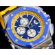 Royal Oak Offshore 44mm SS/RU Blue/Yellow TKF V2 A3126