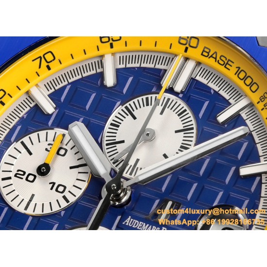Royal Oak Offshore 44mm SS/RU Blue/Yellow TKF V2 A3126