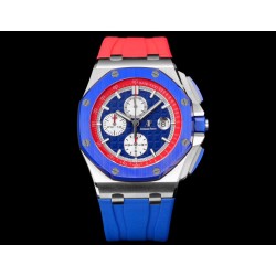 Royal Oak Offshore 44mm SS/RU Blue/Red TKF V2 A3126
