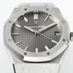 Royal Oak 41mm 15500 SS/SS Grey/Stk APSF A4302 Super Clone
