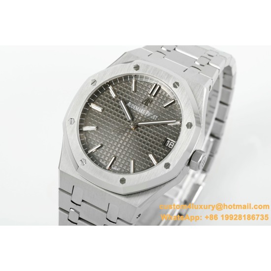 Royal Oak 41mm 15500 SS/SS Grey/Stk APSF A4302 Super Clone