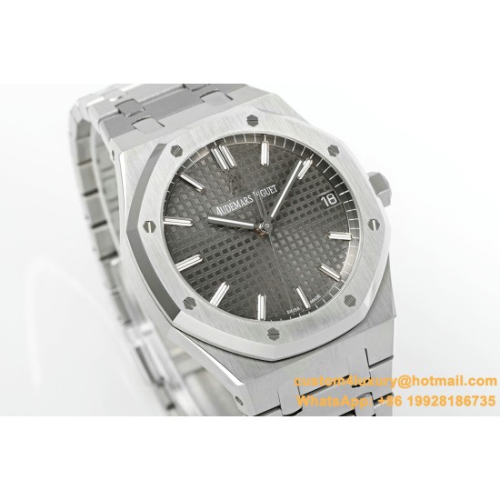 Royal Oak 41mm 15500 SS/SS Grey/Stk APSF A4302 Super Clone