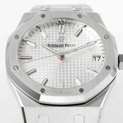 Royal Oak 41mm 15500 SS/SS Silver/Stk APSF A4302 Super Clone
