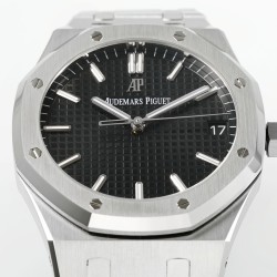 Royal Oak 41mm 15500 SS/SS Black/Stk APSF A4302 Super Clone