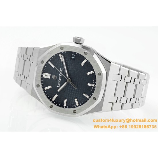 Royal Oak 41mm 15500 SS/SS Blue/Stk APSF A4302 Super Clone