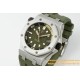 Royal Oak Offshore Diver 15720 42mm SS/RU Green/Stk APS A4308 Super Clone