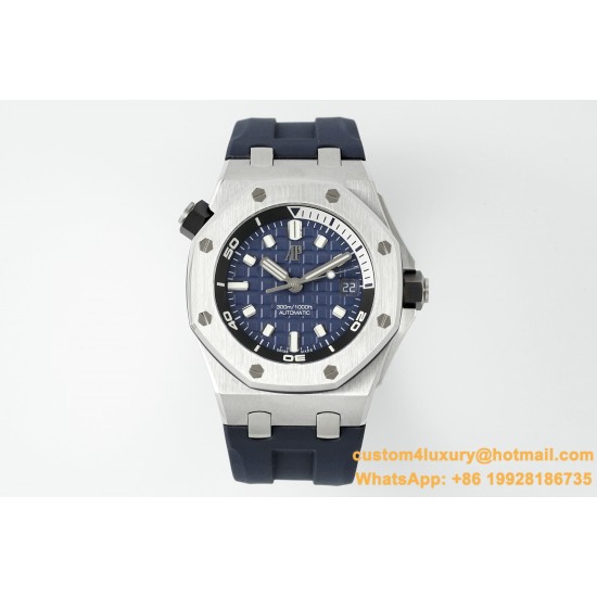 Royal Oak Offshore Diver 15720 42mm SS/RU Blue/Stk APS A4308 Super Clone