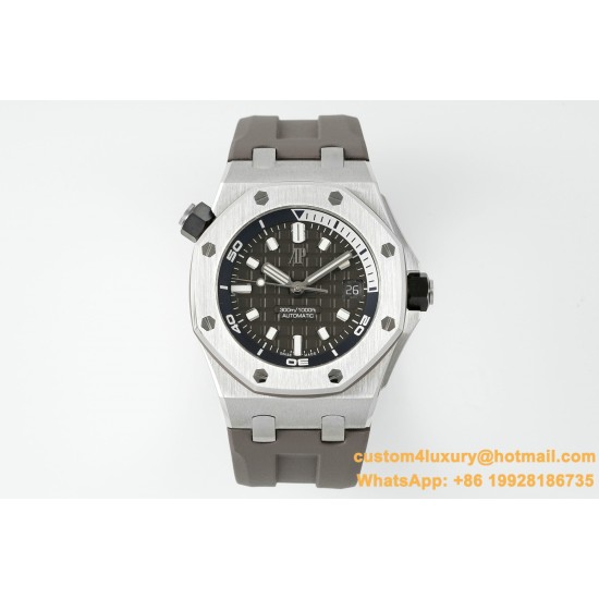 Royal Oak Offshore Diver 15720 42mm SS/RU Grey/Stk APS A4308 Super Clone