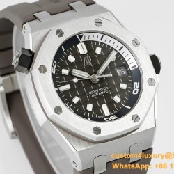 Royal Oak Offshore Diver 15720 42mm SS/RU Grey/Stk APS A4308 Super Clone