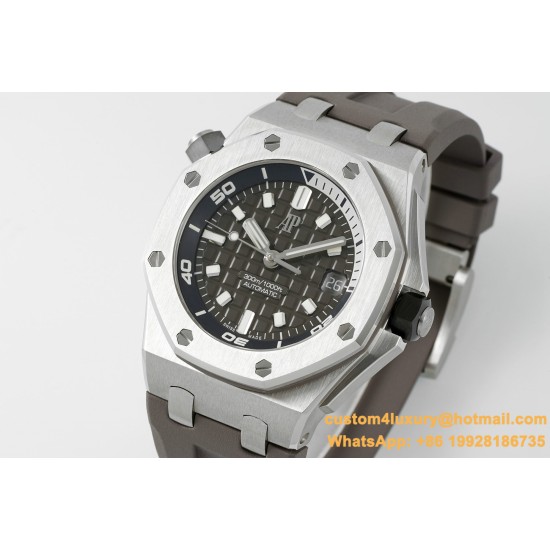 Royal Oak Offshore Diver 15720 42mm SS/RU Grey/Stk APS A4308 Super Clone