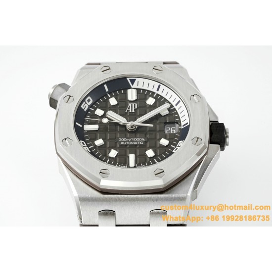 Royal Oak Offshore Diver 15720 42mm SS/RU Grey/Stk APS A4308 Super Clone
