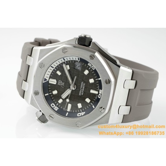 Royal Oak Offshore Diver 15720 42mm SS/RU Grey/Stk APS A4308 Super Clone