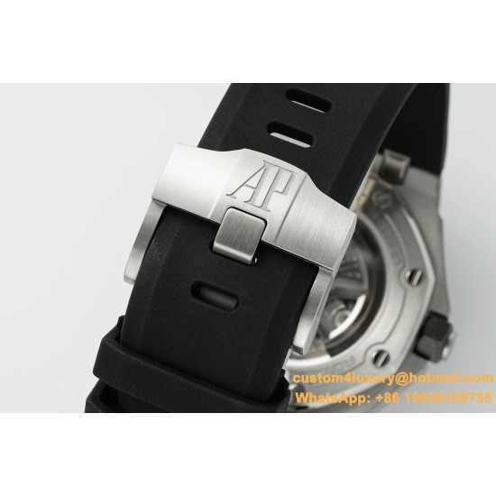 Royal Oak Offshore Diver 15720 42mm SS/RU Black/Stk APS A4308 Super Clone