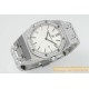 Royal Oak Ladies 67651 33mm Dia SS/SS White ZF Swiss Qtz