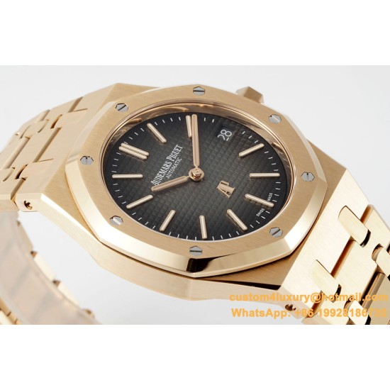 Royal Oak 39mm 16202 RG/RG Grey Dial ZF A7121