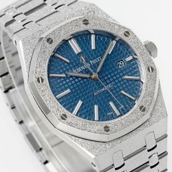 Royal Oak 15410 Frosted SS/SS Blue/Stk APSF SA3120 Super Clone