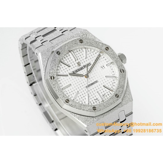 Royal Oak 15410 41mm SS White Textured Dial APSF SA3120 Super Clone