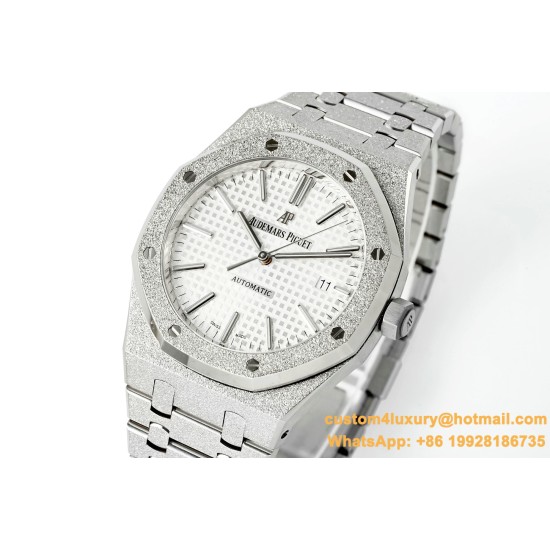 Royal Oak 15410 41mm SS White Textured Dial APSF SA3120 Super Clone