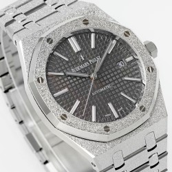 Royal Oak 15410 Frosted SS/SS Grey/Stk APSF SA3120 Super Clone