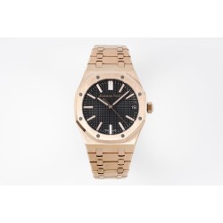 Royal Oak 41mm 15500 RG/RG Black/Stk APSF A4302 Super Clone