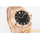 Royal Oak 41mm 15500 RG/RG Black/Stk APSF A4302 Super Clone