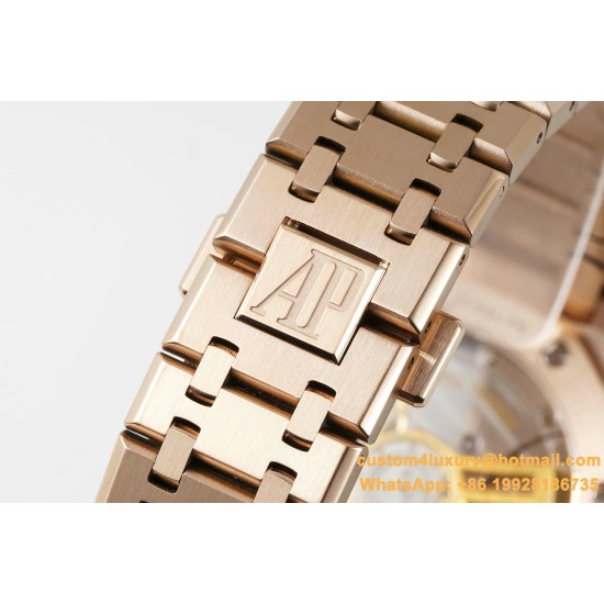 Royal Oak 41mm 15500 RG/RG Black/Stk APSF A4302 Super Clone