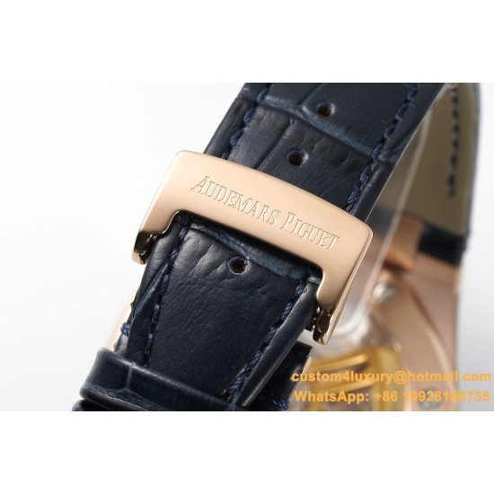 Royal Oak 41mm 15510 RG/LE Blue/Stk APSF A4302 Super Clone