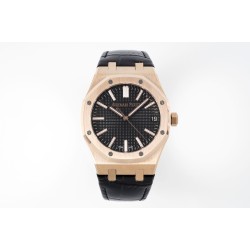 Royal Oak 41mm 15510 RG/LE Black/Stk APSF A4302 Super Clone