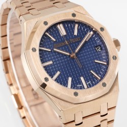 Royal Oak 41mm 15510 RG/RG Blue/Stk APSF A4302 Super Clone