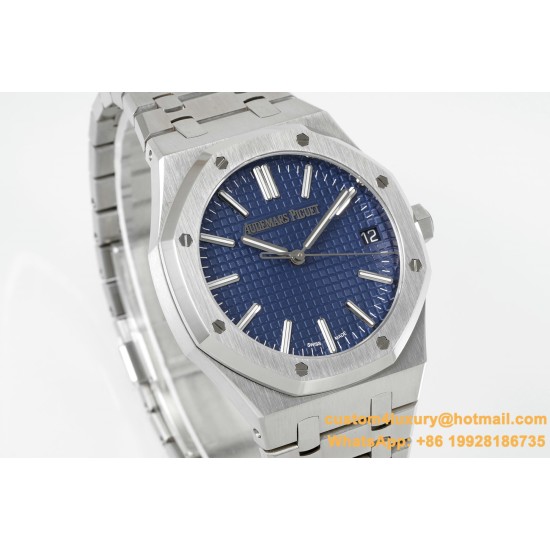 Royal Oak 41mm 15510 SS/SS Blue/Stk APSF A4302 Super Clone