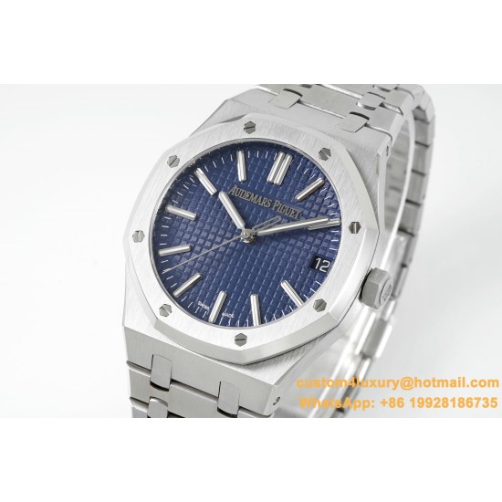 Royal Oak 41mm 15510 SS/SS Blue/Stk APSF A4302 Super Clone