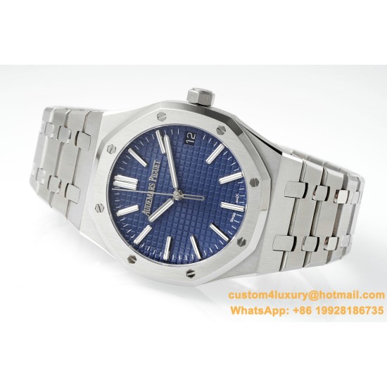 Royal Oak 41mm 15510 SS/SS Blue/Stk APSF A4302 Super Clone