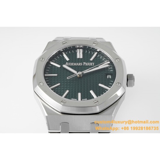 Royal Oak 41mm 15510 SS/SS Green/Stk APSF A4302 Super Clone
