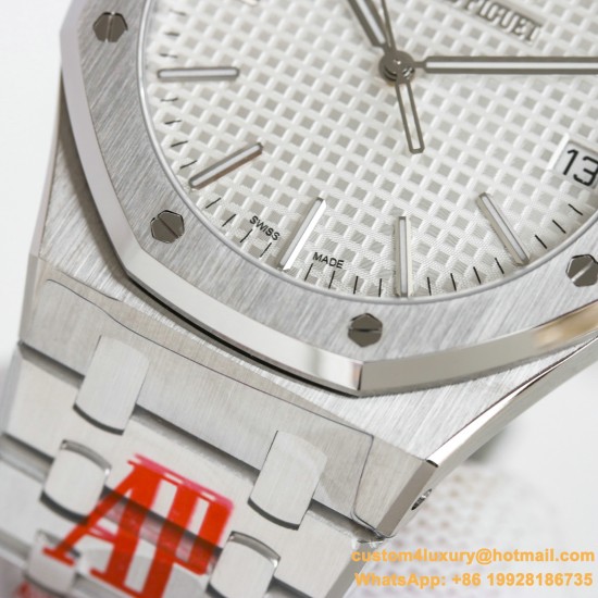 Royal Oak 50th Anniverary 41mm 15510 SS/SS White ORF SA4302 Super Clone