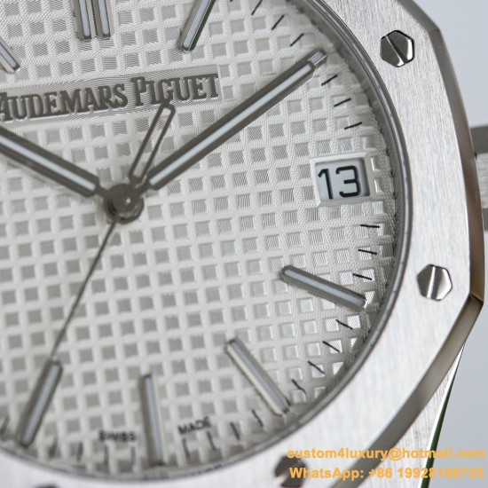 Royal Oak 50th Anniverary 41mm 15510 SS/SS White ORF SA4302 Super Clone