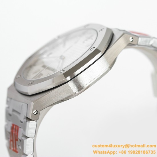 Royal Oak 50th Anniverary 41mm 15510 SS/SS White ORF SA4302 Super Clone