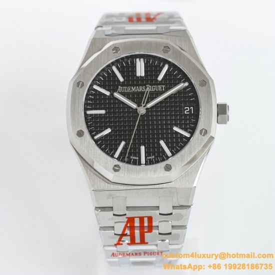 Royal Oak 50th Anniverary 41mm 15510 SS/SS Black ORF SA4302 Super Clone