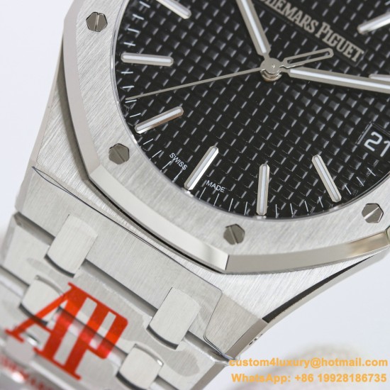 Royal Oak 50th Anniverary 41mm 15510 SS/SS Black ORF SA4302 Super Clone