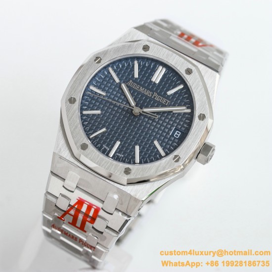 Royal Oak 50th Anniverary 41mm 15510 SS/SS Blue ORF SA4302 Super Clone