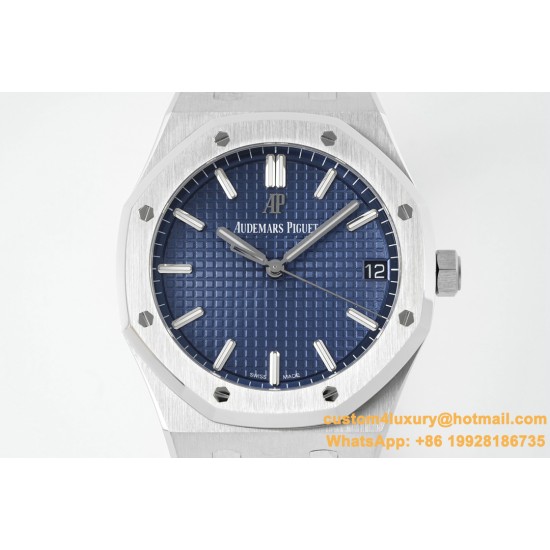 Royal Oak 41mm 15500 SS/SS Blue/Stk ZF V3 A4302 Super Clone