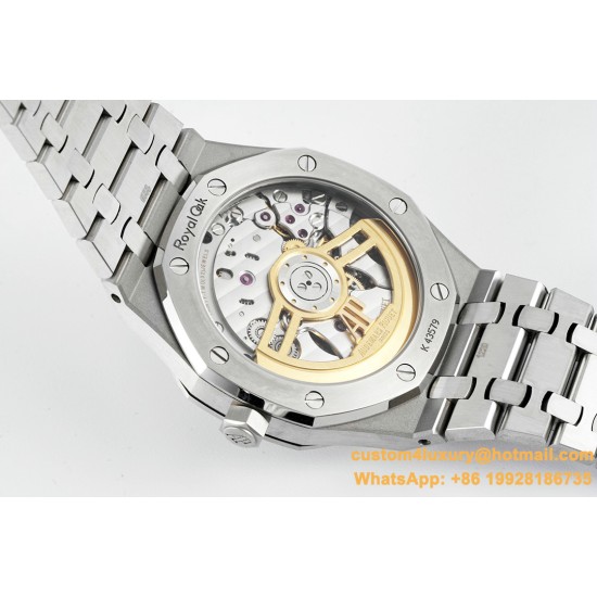 Royal Oak 41mm 15500 SS/SS White/Stk ZF V3 A4302 Super Clone