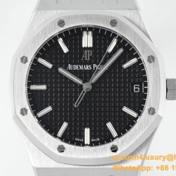 Royal Oak 41mm 15500 SS/SS Black/Stk ZF V3 A4302 Super Clone