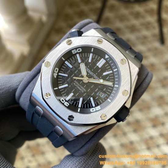 Royal Oak Offshore Diver 15703 42mm SS/SS Black Dial APSF SA3120