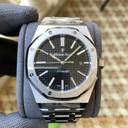 Royal Oak 15400 SS/SS Black/Stk APSF SA3120 Super Clone
