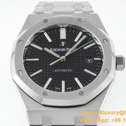 Royal Oak 15400 SS/SS Black/Stk APSF SA3120 Super Clone
