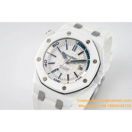 Royal Oak Diver 15707 CER/RU White IPF A3120