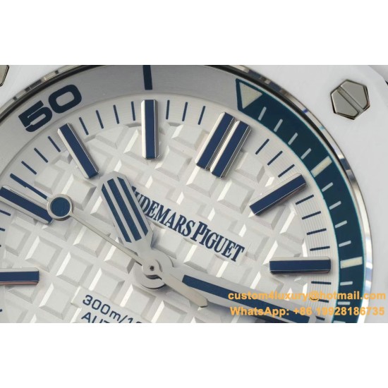 Royal Oak Diver 15707 CER/RU White IPF A3120